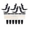 Westin Automotive 15-C F150/17-C F250/F350 CREW CAB R5 XD NERF STEP BARS BLACK 28-521095 - alternate 9